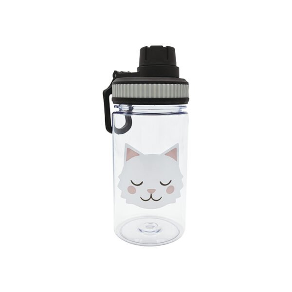 16oz Durable Plastic Kids Water Bottle with Pop-Up Spout Cover SL11043