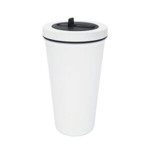 Custom Vacuum Insulated Stainless Steel Tumbler Cup with Straw Lid