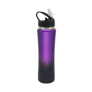 OEM Sport Water Bottle Manufacturer 20oz Vacuum Flask with Straw Lid