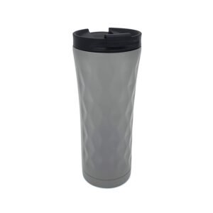 Vacuum Insulated Blank Gray Stainless Steel Tumbler Mug with Flip Lid BXG3927