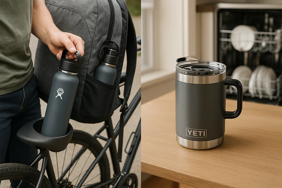 Hydro Flask vs Yeti comparison